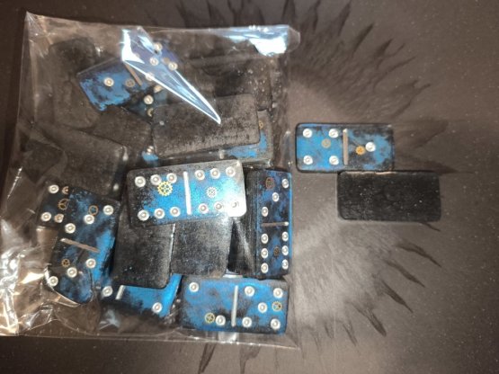 1.DOMINO z pryskyřice vlastní výroba